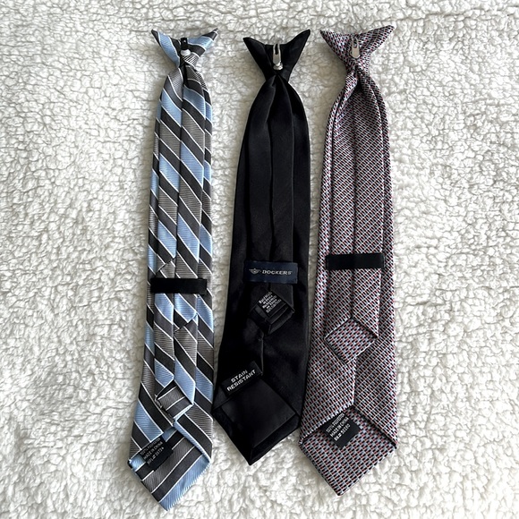 Bundle of 3 Clip on Ties - Picture 2 of 7